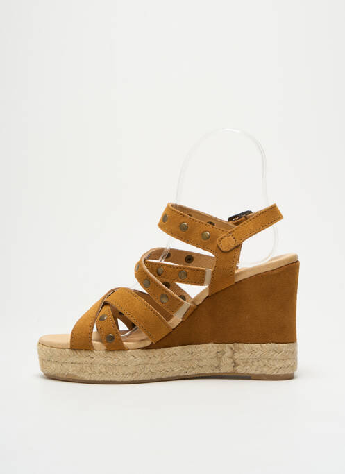 Espadrilles marron MKD pour femme