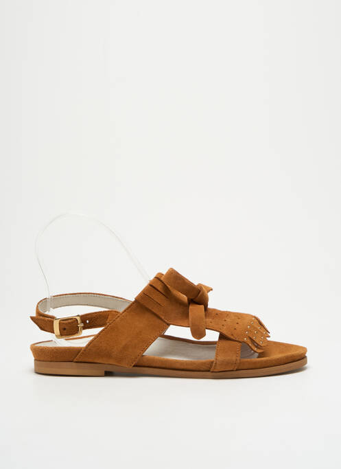 Sandales/Nu pieds marron REGARD pour femme