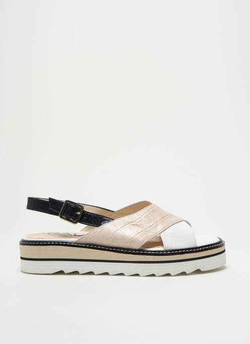 Sandales/Nu pieds beige GADEA pour femme