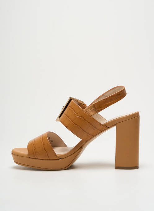 Sandales/Nu pieds marron GADEA pour femme