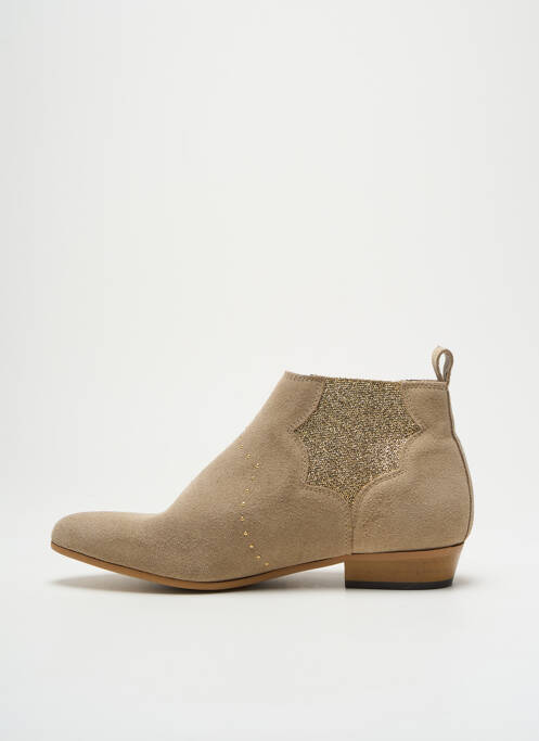 Bottines/Boots beige SCHMOOVE femme
