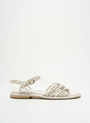 Sandales/nu pieds chiquet talon plat jusqu'à 3cm blanc BRUNO PREMI femme