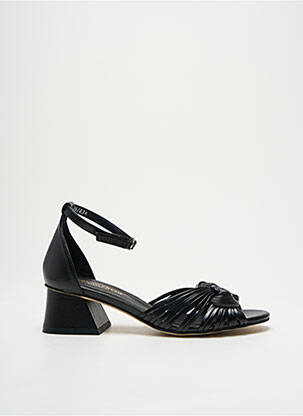 Sandales/nu pieds matière lisse talon de 4 à 6cm noir BRUNO PREMI femme