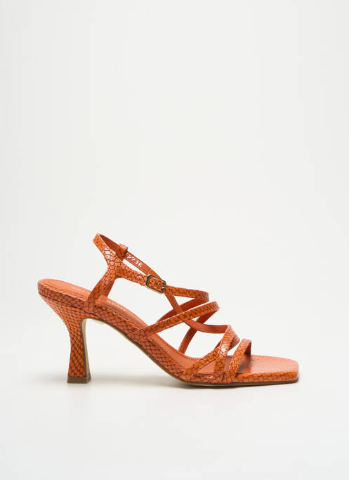 Sandales/Nu pieds orange BRUNO PREMI pour femme