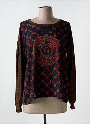 T-shirt manches longues manches longues marron GAUDI femme