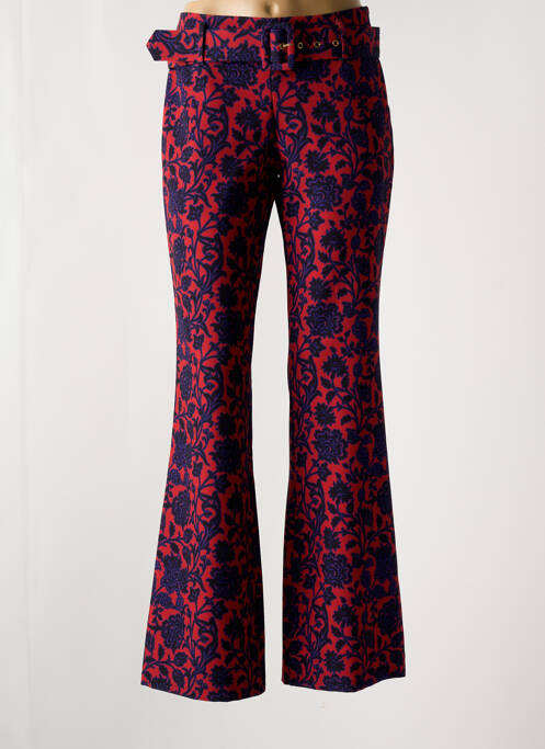 Pantalon flare coupe évasée orange B.YU femme