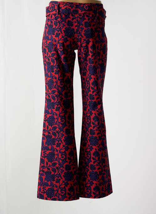 Pantalon flare coupe évasée orange B.YU femme