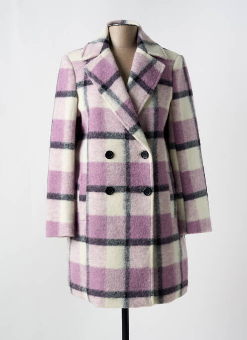Manteau long violet GAUDI pour femme