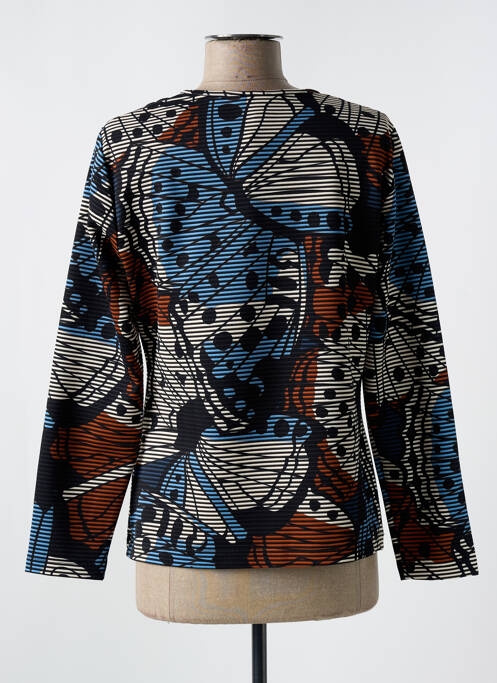 T-shirt bleu GUY DUBOUIS femme