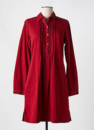 Robe courte manches longues manches longues rouge AGATHE & LOUISE femme