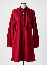 Robe courte manches longues manches longues rouge AGATHE & LOUISE femme