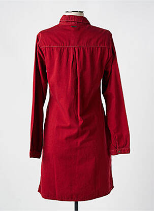 Robe courte manches longues manches longues rouge AGATHE & LOUISE femme