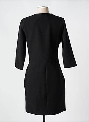 Robe courte manches 3/4 manches 3/4 noir MORGAN femme