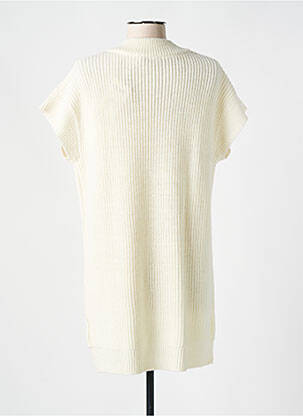 Gilet manches courtes stretch blanc DIANE LAURY femme