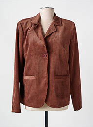 Blazer fausses poches marron HALOGENE femme
