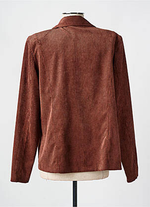 Blazer fausses poches marron HALOGENE femme