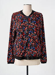 Veste casual col rond noir CHRISTINE LAURE femme