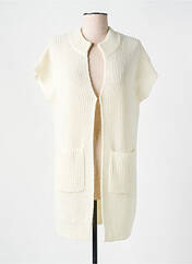Gilet manches courtes blanc DIANE LAURY pour femme seconde vue