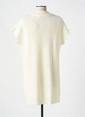 Gilet manches courtes blanc DIANE LAURY pour femme seconde vue