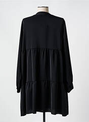 Robe courte noir COULEURS DU TEMPS pour femme seconde vue