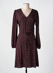 Robe mi-longue violet ICHI pour femme seconde vue