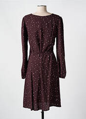 Robe mi-longue violet ICHI pour femme seconde vue