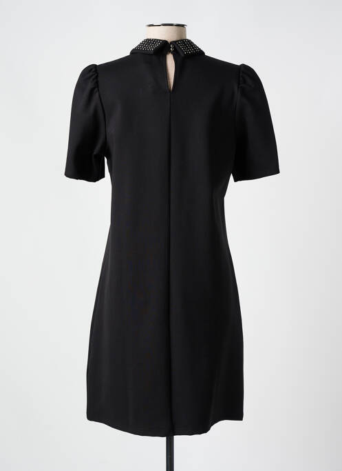 Robe mi-longue manches courtes manches courtes noir GAUDI femme