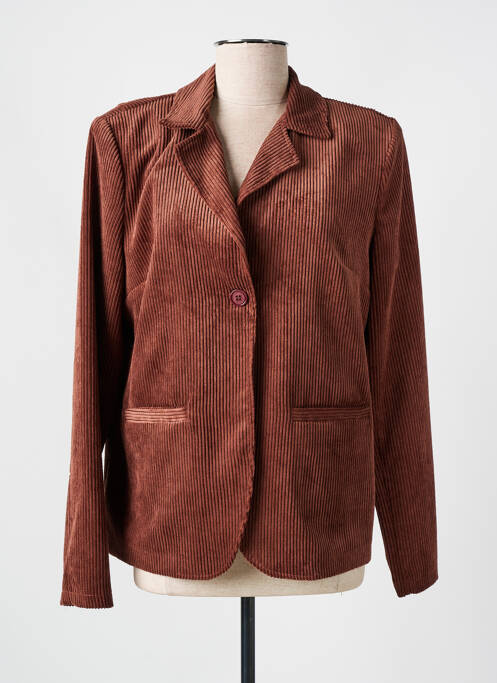 Blazer marron HALOGENE pour femme