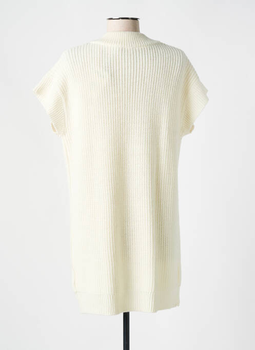 Gilet manches courtes blanc DIANE LAURY pour femme