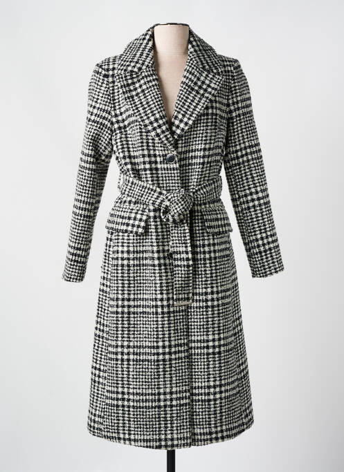 Manteau long noir MORGAN pour femme