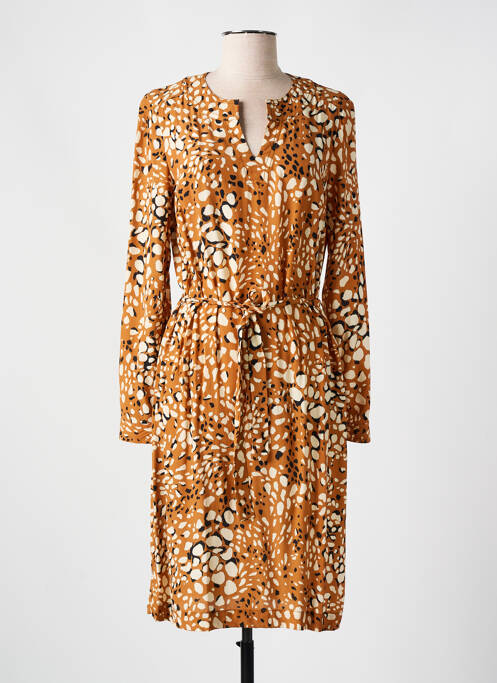 Robe mi-longue orange DIANE LAURY pour femme