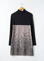 Robe courte noir QUATRE VINGT JOURS pour femme seconde vue