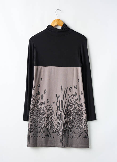 Robe courte noir QUATRE VINGT JOURS pour femme