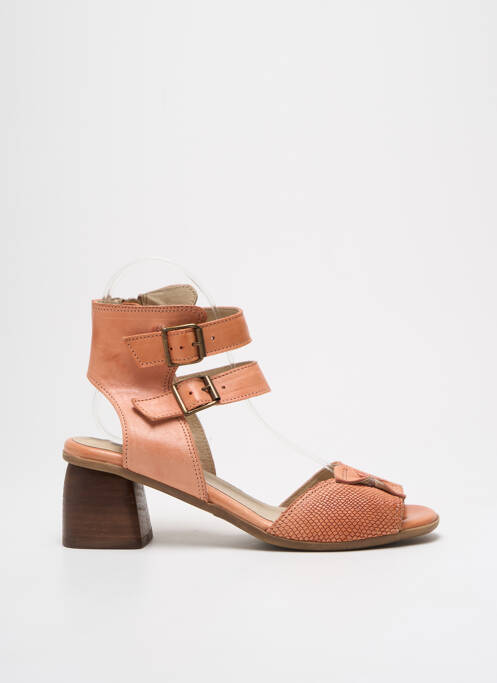 Sandales/Nu pieds orange CASTA pour femme