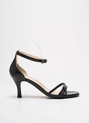 Sandales/nu pieds matière lisse talon de 4 à 6cm noir NERO GIARDINI femme
