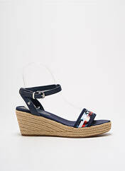 Espadrilles bleu TOMMY HILFIGER pour femme seconde vue