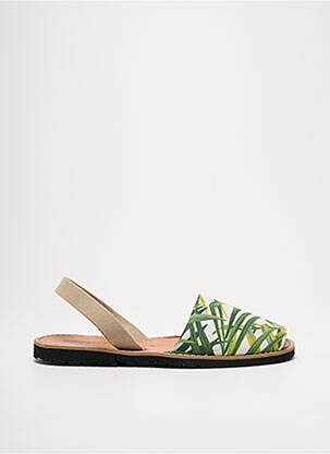 Sandales/nu pieds bout ouvert talon plat jusqu'à 3cm beige MINORQUINES femme