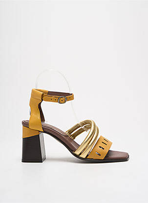 Sandales/Nu pieds jaune LILI MILL pour femme