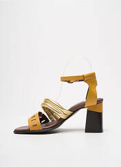 Sandales/Nu pieds jaune LILI MILL pour femme seconde vue
