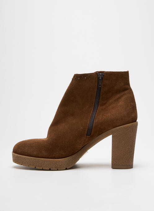 Bottines/Boots marron REQINS pour femme