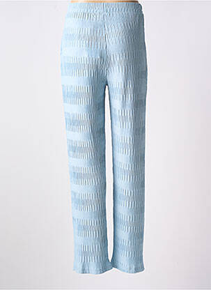 Pantalon droit taille élastique taille normale bleu TIFFOSI femme