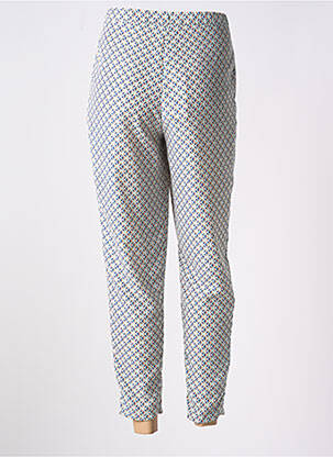 Pantalon droit fermeture zippée sous rabat boutonné taille normale vert MOLLY BRACKEN femme