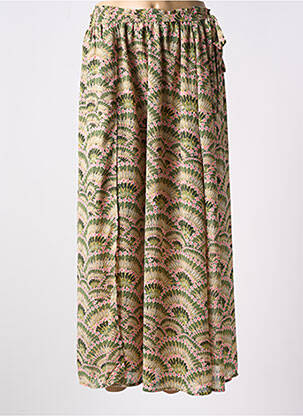 Jupe longue imprimé fantaisie vert MOLLY BRACKEN femme
