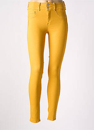 Jegging tissage denim taille normale jaune ONE SIZE FILTS ALL femme