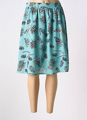 Jupe courte taille élastique vert MOLLY BRACKEN femme
