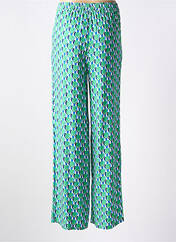 Pantalon droit vert C'EST BEAU LA VIE pour femme seconde vue