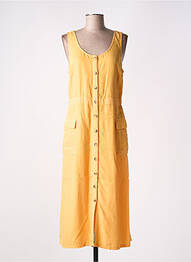 Robe mi-longue sans manche sans manche orange C'EST BEAU LA VIE femme