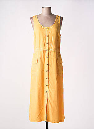Robe mi-longue sans manche sans manche orange C'EST BEAU LA VIE femme