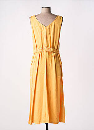Robe mi-longue sans manche sans manche orange C'EST BEAU LA VIE femme