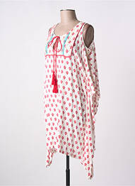 Robe courte manches courtes manches courtes rouge MISMASH femme